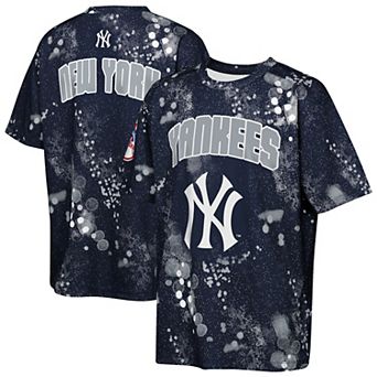 Youth Outerstuff Navy New York Yankees Y2 Tech Stadium Lights T-Shirt