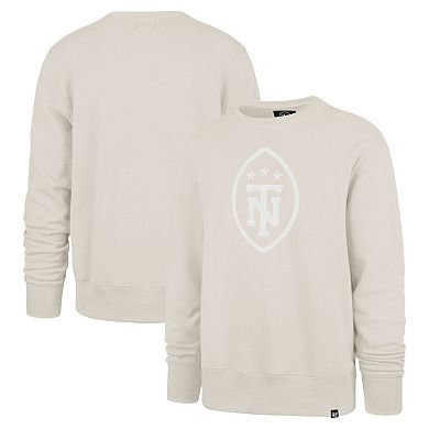 Men's '47 Sand Tennessee Titans Imprint Headline Sweatshirt