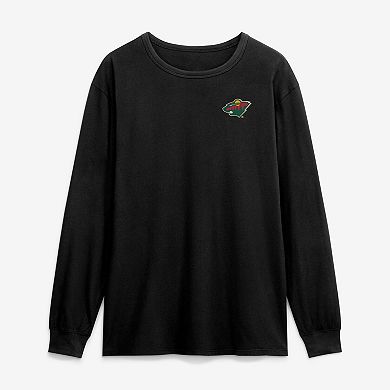 Men's Fanatics Black Minnesota Wild Game Long Sleeve T-Shirt