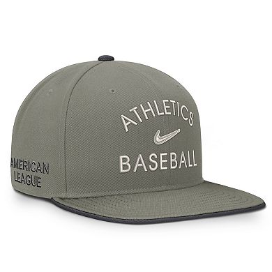 Men's Nike Olive Athletics Pro Dri-FIT Snapback Hat
