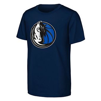 Youth Outerstuff Navy Dallas Mavericks Primary Logo T-Shirt