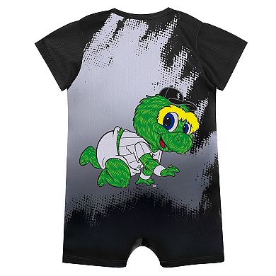 Newborn Outerstuff Black Chicago White Sox Baby Mascot Bodysuit