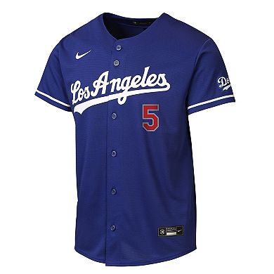 Youth Nike Freddie Freeman Royal Los Angeles Dodgers Alternate Stadium Jersey