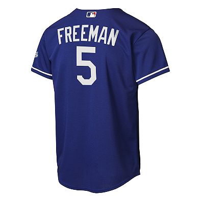 Youth Nike Freddie Freeman Royal Los Angeles Dodgers Alternate Stadium Jersey