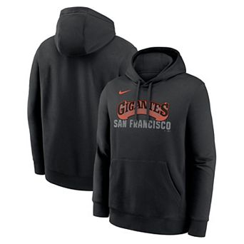 Men's Nike Black San Francisco Giants Alternate Club Fleece Hoodie