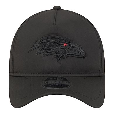 Men's New Era Black Baltimore Ravens Apex 9FORTY Adjustable Hat