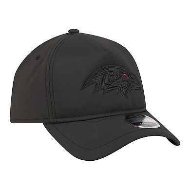 Men's New Era Black Baltimore Ravens Apex 9FORTY Adjustable Hat