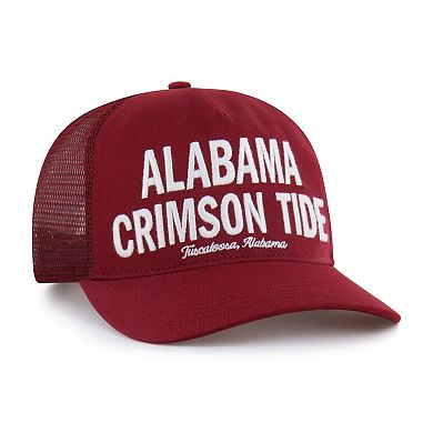 Men's '47 Crimson Alabama Crimson Tide Contemporary Hitch Trucker Adjustable Hat