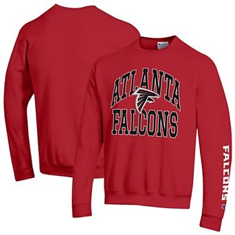 Men's Champion Red Atlanta Falcons Powerblend Fleece Sweatshirt