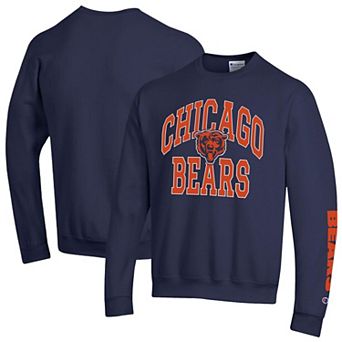 Men's Champion Navy Chicago Bears Powerblend Fleece Sweatshirt