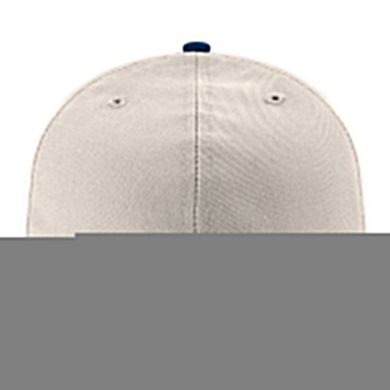Men's New Era Gray/Navy Washington Wizards Chrome Two-Tone 59FIFTY Fitted Hat