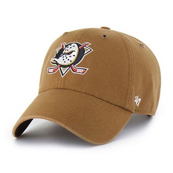 Men's Carhartt x '47 Brown Anaheim Ducks Clean Up Adjustable Hat