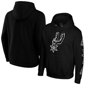 Unisex Stadium Essentials Black San Antonio Spurs Elementized Ride Hoodie