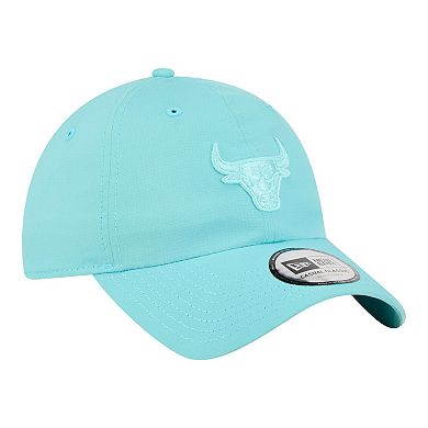 Unisex New Era Turquoise Chicago Bulls Color Pack Ripstop Casual Classic Adjustable Hat