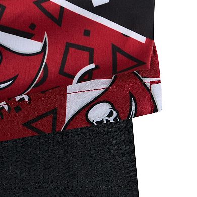 Men's Chubbies Red Tampa Bay Buccaneers Game Day Fit Classic Lined Swim Trunks