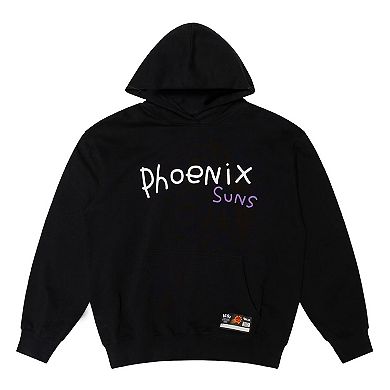 Men's b2Ss Black Phoenix Suns Oversized Script Hoodie