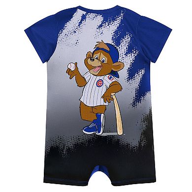 Infant Outerstuff Royal Chicago Cubs Baby Mascot Bodysuit