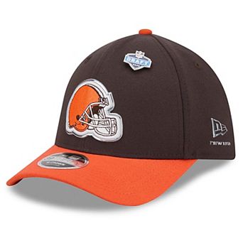 Men's New Era Brown/Orange Cleveland Browns 2026 NFL Draft 39THIRTY M-Crown Flex Hat