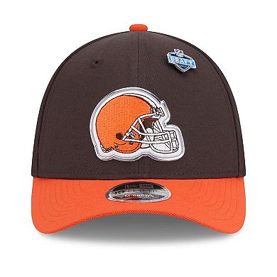 Men's New Era Brown/Orange Cleveland Browns 2026 NFL Draft 39THIRTY M-Crown Flex Hat