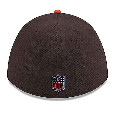 Men's New Era Brown/Orange Cleveland Browns 2026 NFL Draft 39THIRTY M-Crown Flex Hat