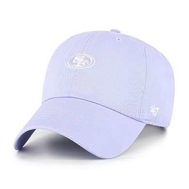 Women's '47 Purple San Francisco 49ers Base Runner Ballpark Clean Up Adjustable Hat