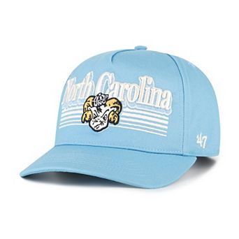 Men's '47 Carolina Blue North Carolina Tar Heels Script Fade Hitch Adjustable Hat