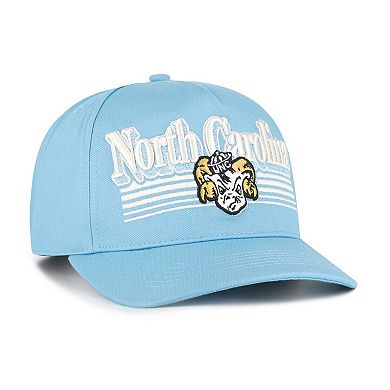 Men's '47 Carolina Blue North Carolina Tar Heels Script Fade Hitch Adjustable Hat