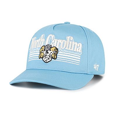 Men's '47 Carolina Blue North Carolina Tar Heels Script Fade Hitch Adjustable Hat