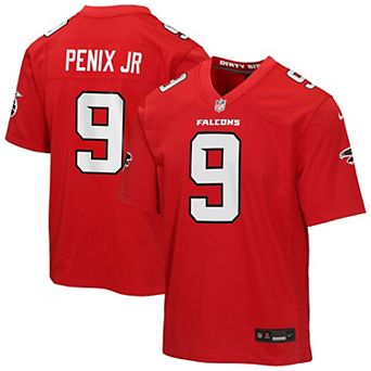 Youth Nike Michael Penix Jr. Red Atlanta Falcons Game Jersey