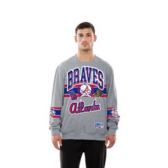 Men's New Era Gray Atlanta Braves Sport Classics Sweatshirt