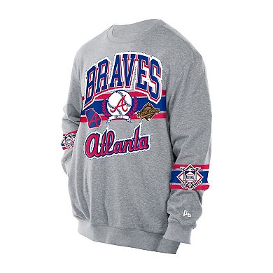 Men's New Era Gray Atlanta Braves Sport Classics Sweatshirt