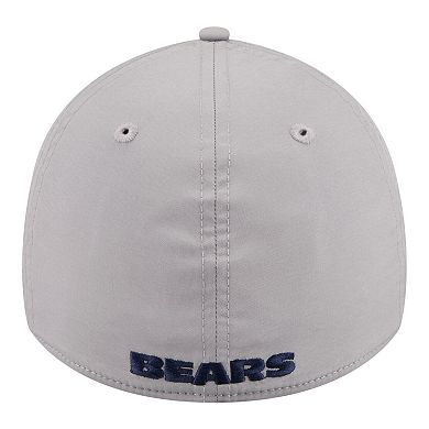Men's New Era Gray Chicago Bears Perforated 39THIRTY Flex Hat