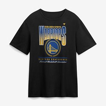 Men's Fanatics Black Golden State Warriors Oversized Graphics Swish T-Shirt