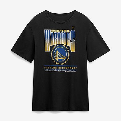 Men's Fanatics Black Golden State Warriors Oversized Graphics Swish T-Shirt