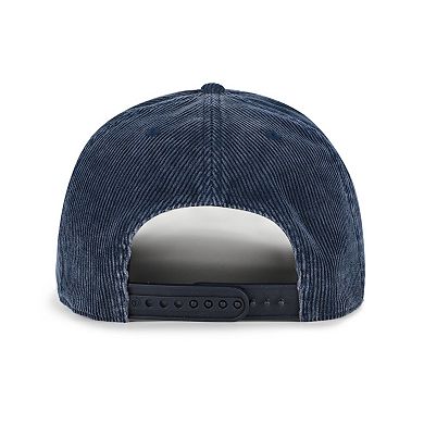 Men's '47 Navy Denver Nuggets Reclaim Snow Wash Corduroy Adjustable Hitch Hat