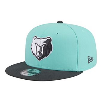 Men's New Era Turquoise/Charcoal Memphis Grizzlies Color Pack Two-Tone 9FIFTY Snapback Hat