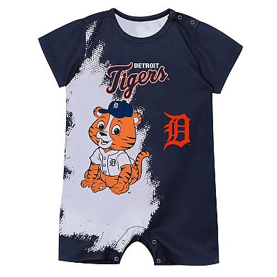 Newborn Outerstuff Navy Detroit Tigers Baby Mascot Bodysuit
