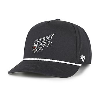 Men's '47 Charcoal Washington Capitals Cherry Blossom Rope Hitch Adjustable Hat