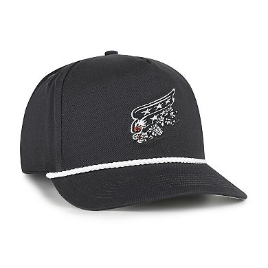 Men's '47 Charcoal Washington Capitals Cherry Blossom Rope Hitch Adjustable Hat