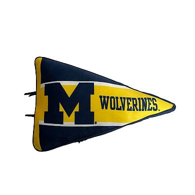 Pegasus Michigan Wolverines Half Stripe Pennant Pillow