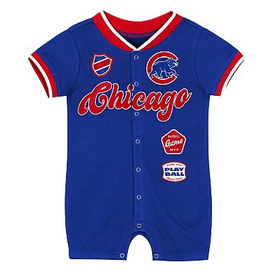 Infant Outerstuff Royal Chicago Cubs Pinch Coverall