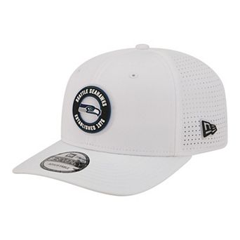 Men's New Era White Seattle Seahawks COOLERA 9SEVENTY Adjustable Hat