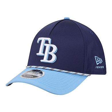 Men's New Era Navy/Light Blue Tampa Bay Rays Rope M-Crown A-Frame 39THIRTY Flex Hat
