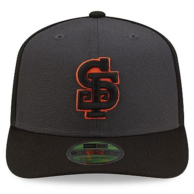 Men's New Era Gray/Black San Francisco Giants Player Replica Alternate 9SEVENTY Adjustable Hat