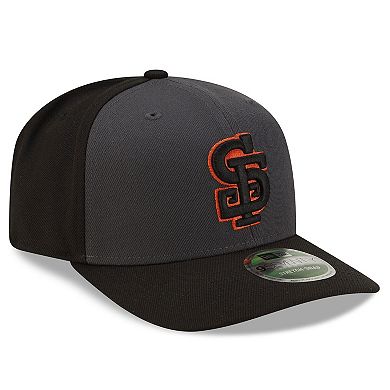 Men's New Era Gray/Black San Francisco Giants Player Replica Alternate 9SEVENTY Adjustable Hat