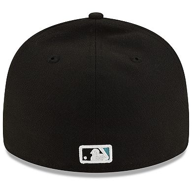 Men's New Era Black Florida Marlins On-Field Authentic Collection Low Profile 59FIFTY Fitted Hat