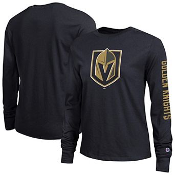 Women's Champion Black Vegas Golden Knights 2-Hit Long Sleeve T-Shirt