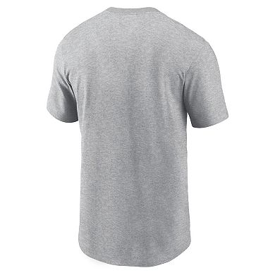 Men's Nike Heather Gray Michigan State Spartans Basketball Refresh T-Shirt