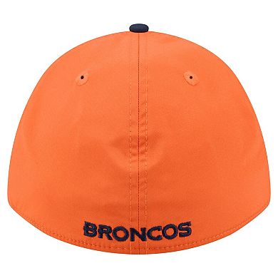 Men's Orange/Navy Denver Broncos Rope M-Crown A-Frame 39THIRTY Flex Hat