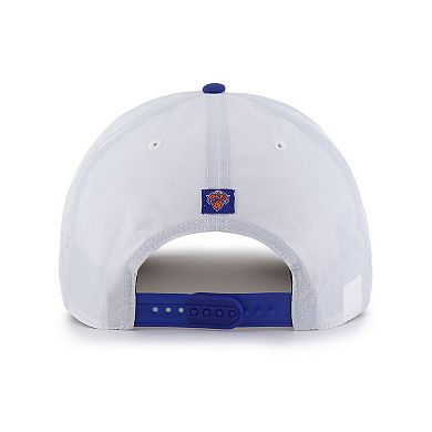 Men's '47 White New York Knicks brrr Condor Two-Tone Hitch Rope Adjustable Hat